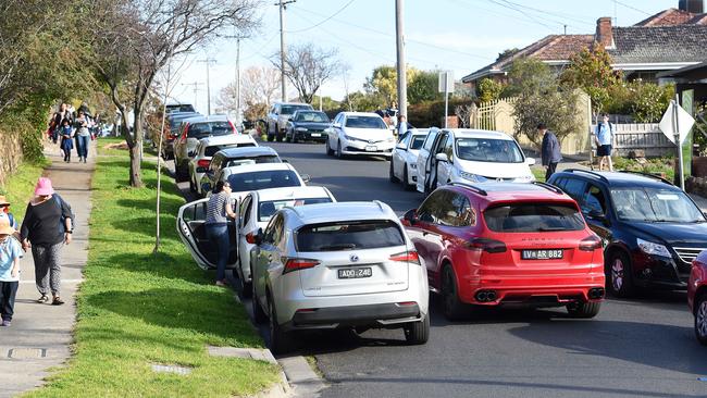 Birralee Primary School in Doncaster has a growing enrolment, adding to traffic congestion and fears for students' safety. Picture: Josie Hayden