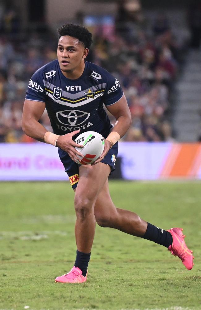 Viliami Vailea of the Cowboys in action during the 2024 NRL season. Picture: NRL Photos