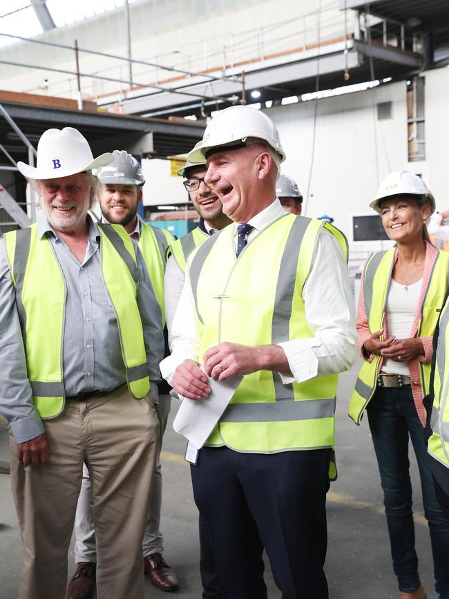 Premier Peter Gutwein at Incat at Derwent Park. Picture: Nikki Davis-Jones