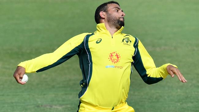 Does Fawad Ahmed need to be in Australia’s World Cup calculations with Zampa? Picture: AAP