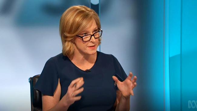 Leigh Sales on ABC’s 7.30.