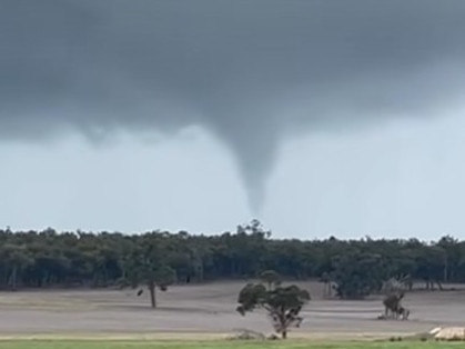 The tornado lasted about two minutes. Picture: Facebook