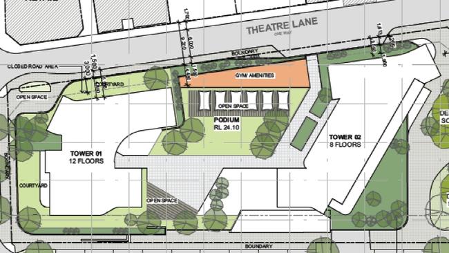 Short Street Car Park The Entrance: Site plan for The Entrance Development.