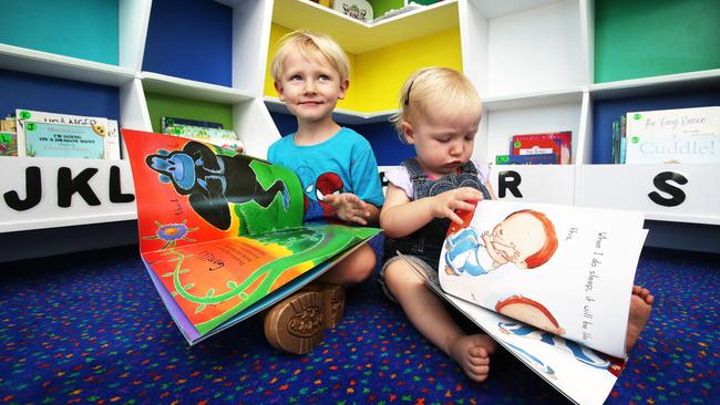 Without a gap fee Camp Hill’s Timber Tots childcare centre says services like their library program cannot be covered. Picture: Claudia Baxter