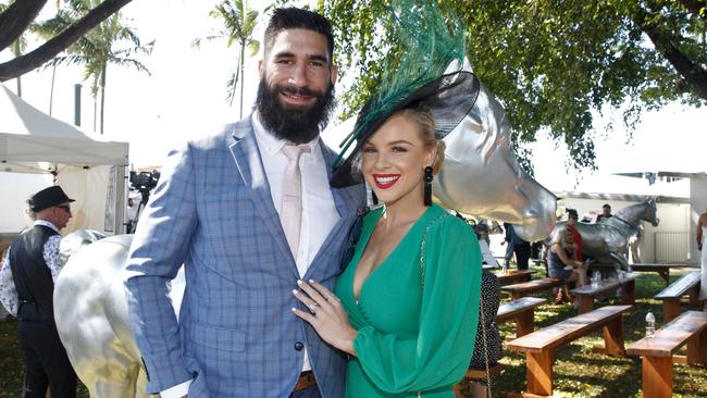 James and Brittney Tamou are settled in Penrith with their children. Picture: Peter Carruthers