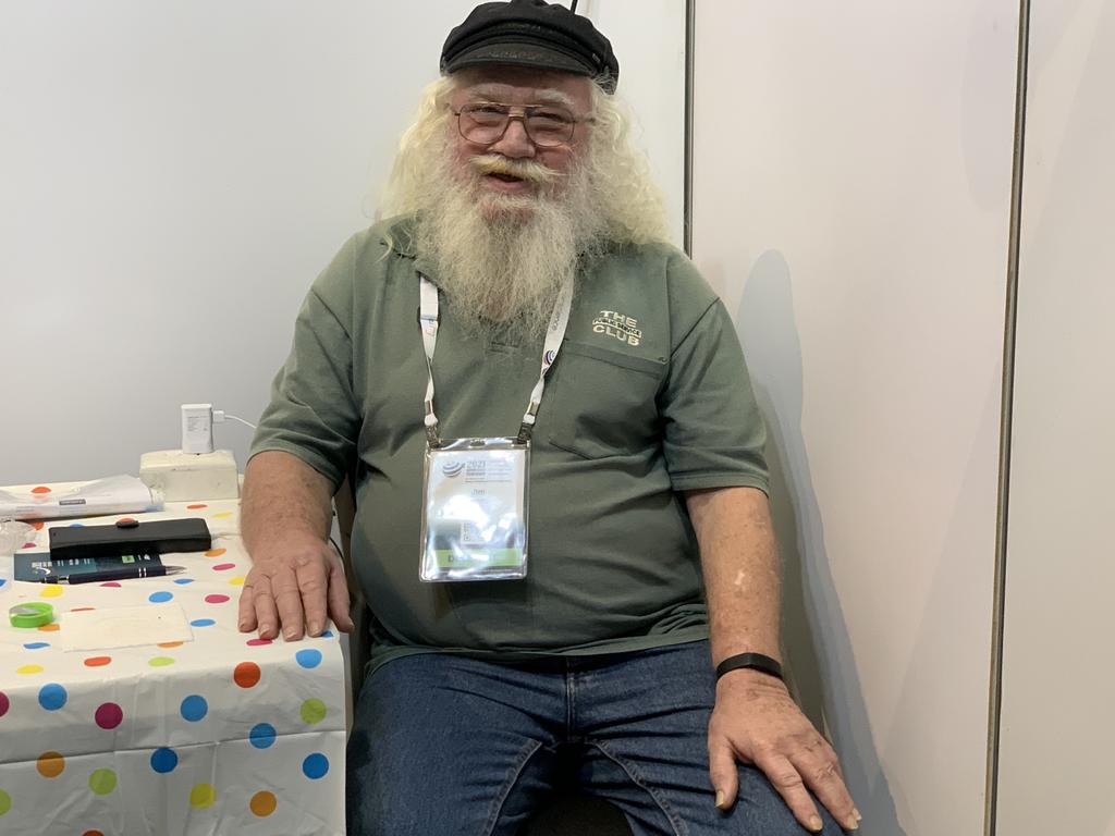 Dr James Beeston at the Bowen Basin Symposium. Picture: Duncan Evans