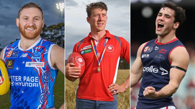 Jarrod Schiller, Campbell Combe and Henry Nelligan are among the top 20 performing local SA footy signings of 2025.