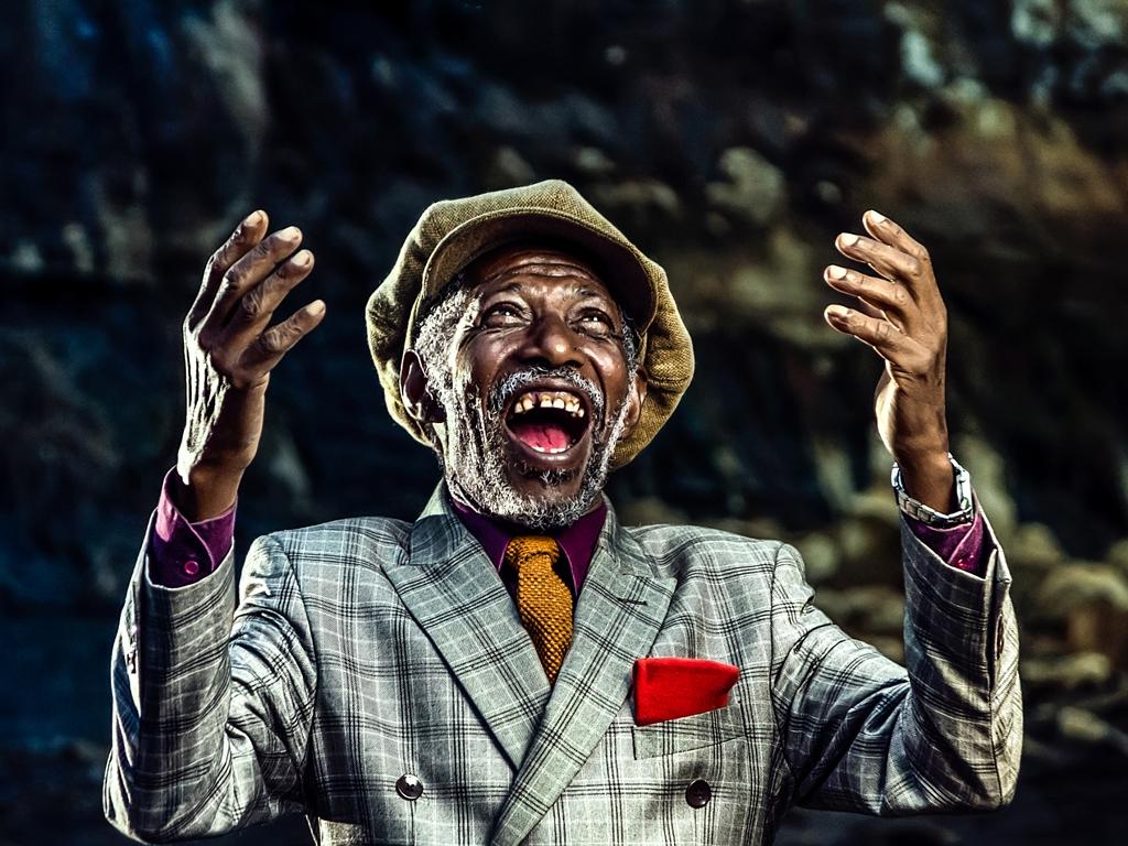 © Otieno Nyadimo, Kenya, Entry, Open, Smile, 2016 Sony World Photography Awards “Old smartly dressed man laughing towards the heavens after some good fortune.”