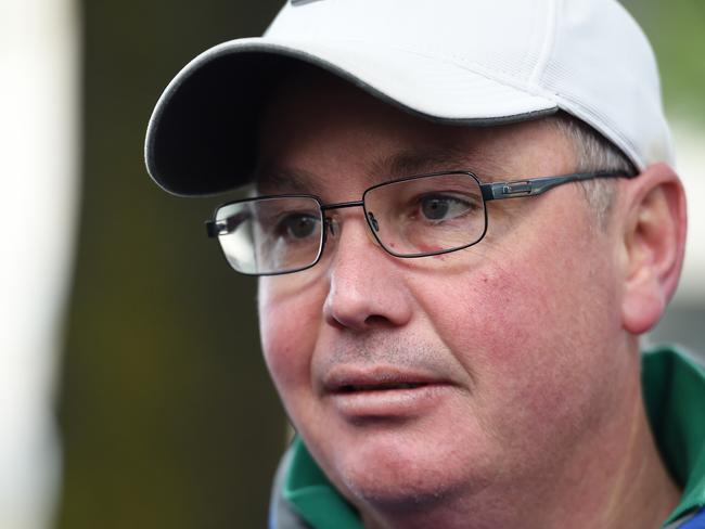 New Zealand trainer Tony Pike returns to Melbourne on Wednesday to supervise Sacred Elixir’s final gallop on Thursday. Picture: AAP