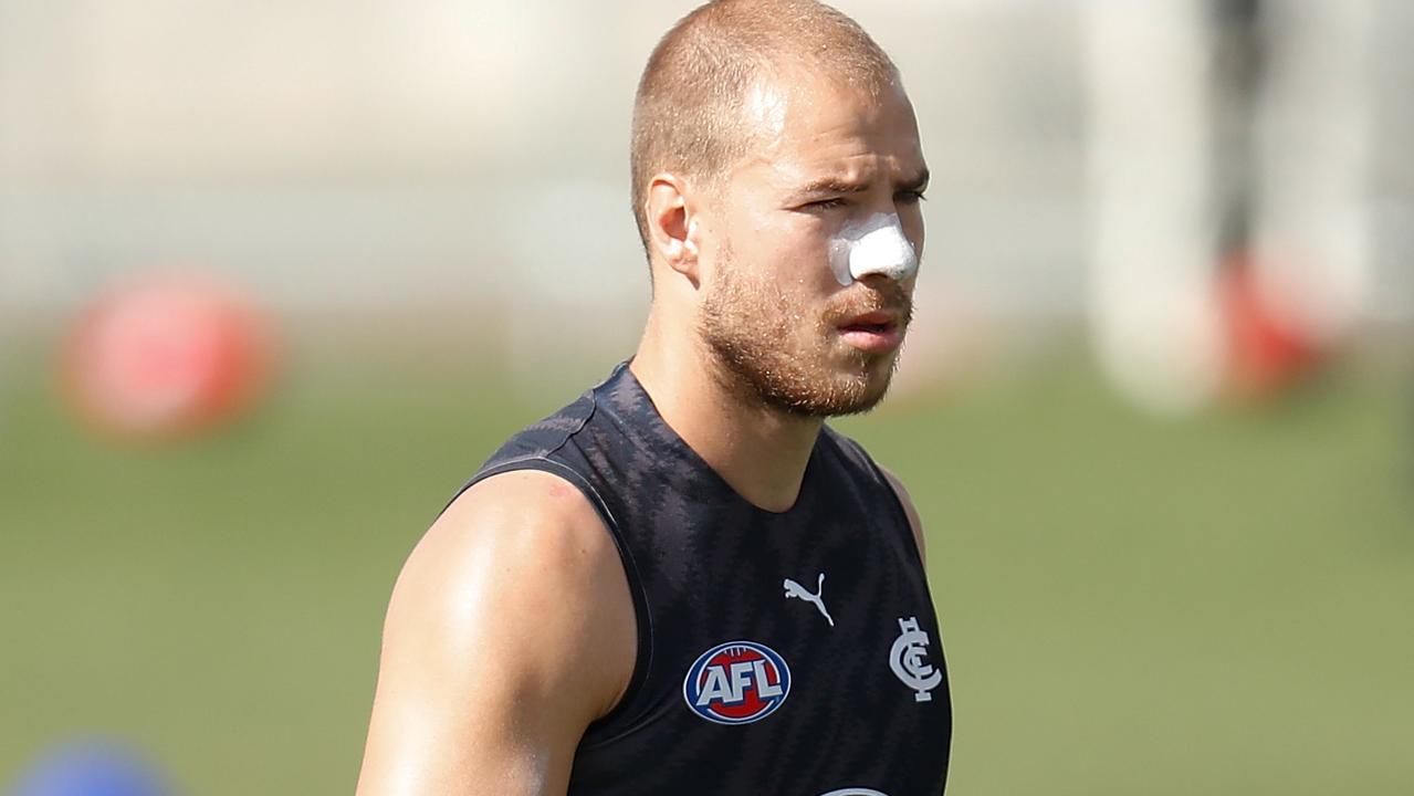 Harry McKay is fighting fit after season-ending shoulder surgery. Picture: Michael Willson/AFL Photos via Getty Images