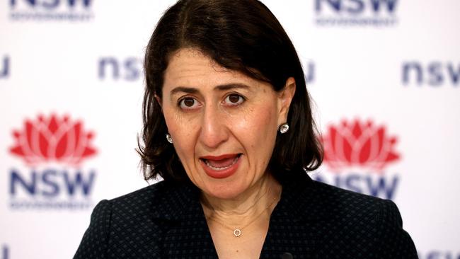 Gladys Berejiklian’s numbers may be bad but Dan’s are accelerating. Picture: NCA NewsWire