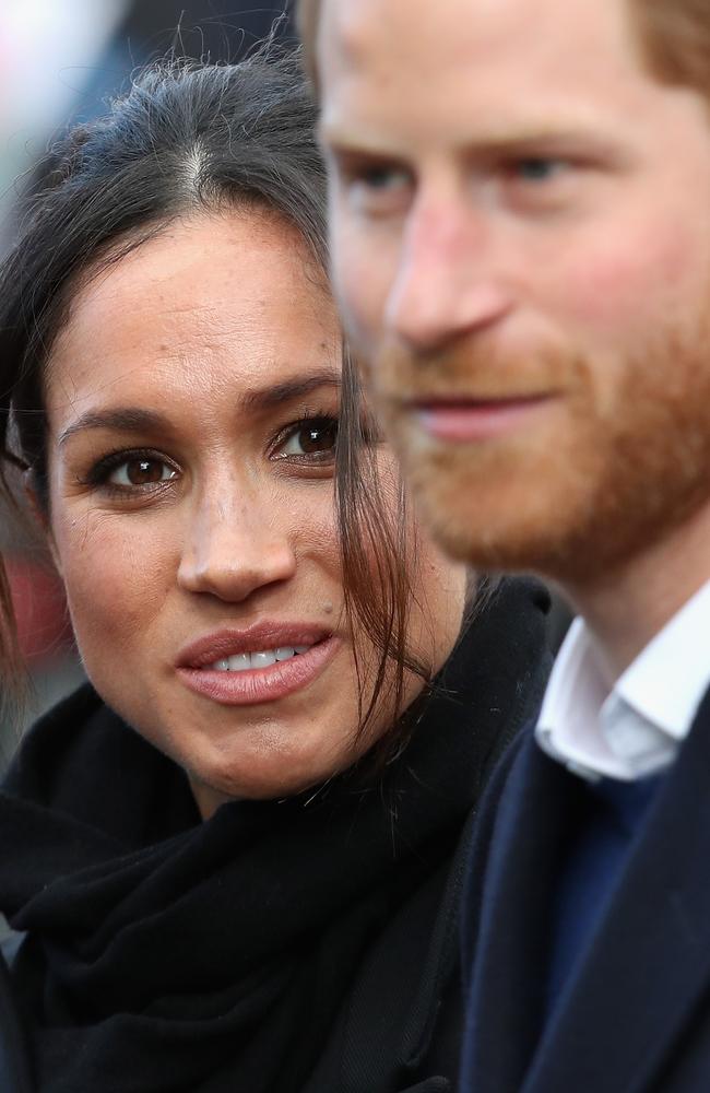 Meghan has not yet commented publicly on the feud, most likely because she isn’t aware it exists. Picture: Getty 