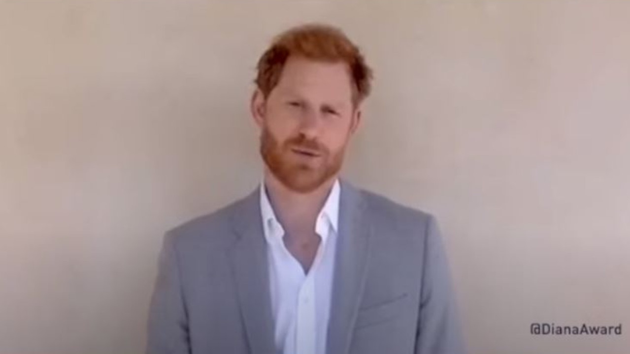 Prince Harry’s new video message.