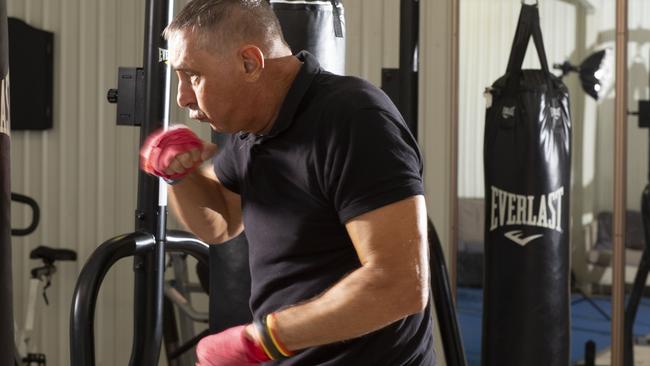 Pastor Grant who runs a boxing class at Port Augusta Youth Centre says that people are scared to go out at night in Port Augusta. 26th March 2024 Picture: Brett Hartwig