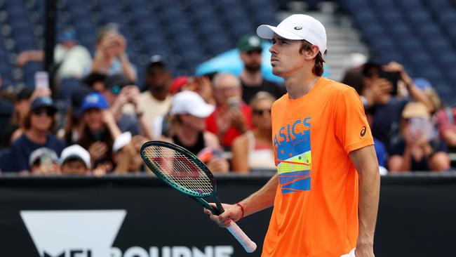 Alex de Minaur has a quarter-final in his sights. Picture: Mark Stewart