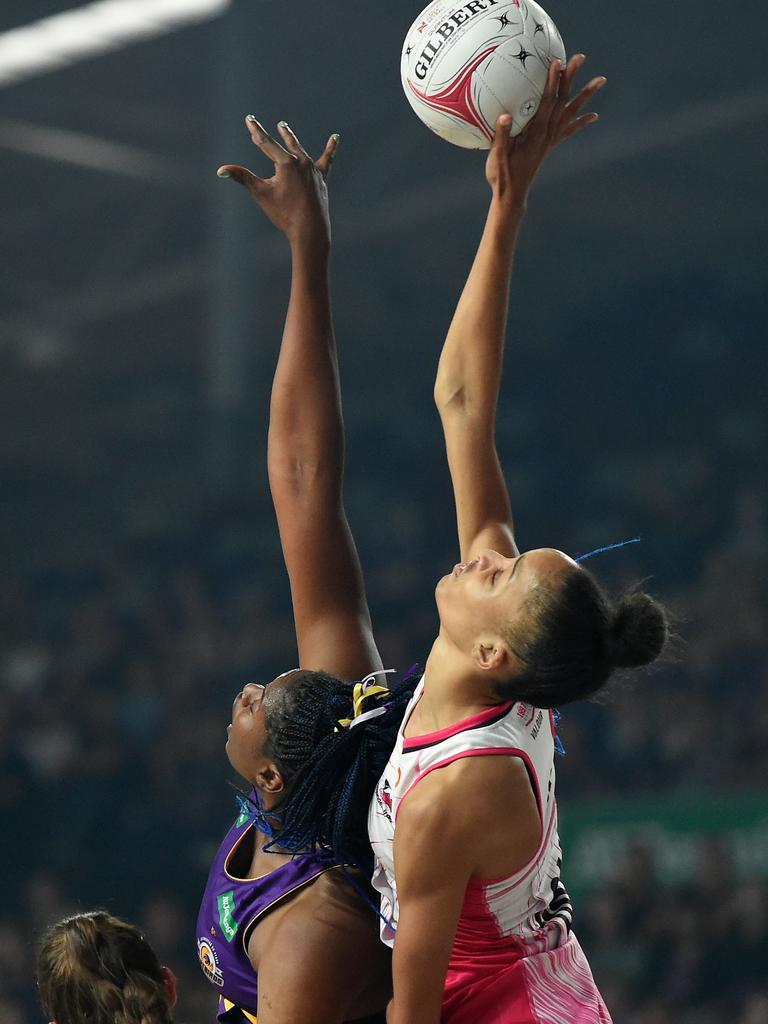 Good luck getting the ball past her. (Photo by Matt Roberts/Getty Images)