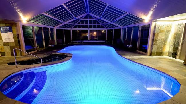 You'd want an indoor pool if you were handing over $3000 a night - and this place delivers just that. Picture: Airbnb