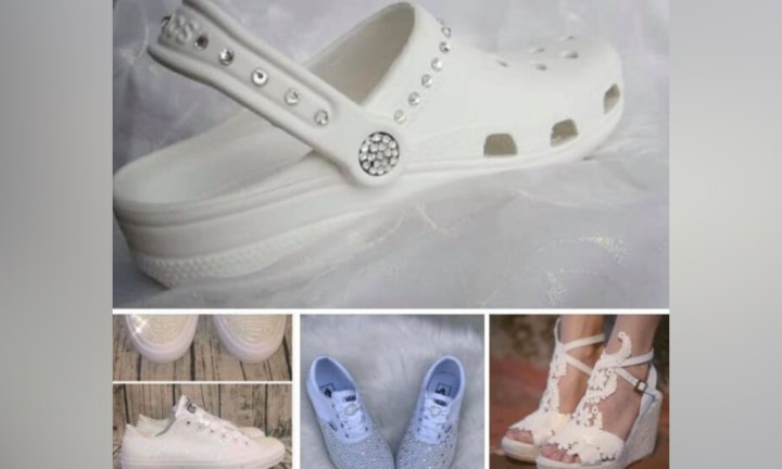 crocs wedding shoes