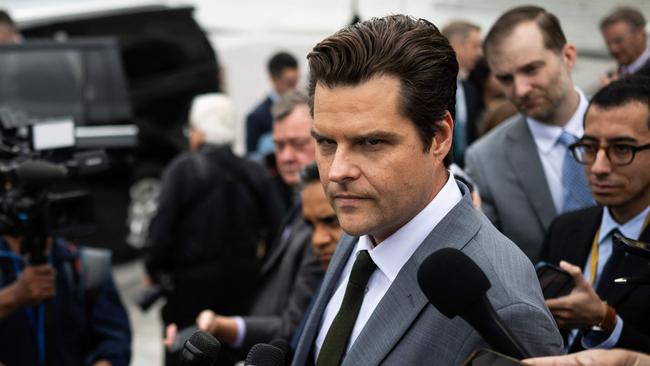 US Representative Matt Gaetz on Friday. Picture: AFP