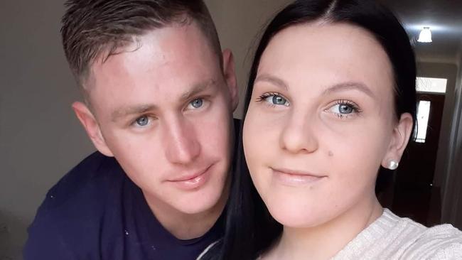 Logan Central man Jaimie Anthony Loizou, aged 24 or 25, and his partner Tiarney Leigh Johnston, 21. Picture: Facebook