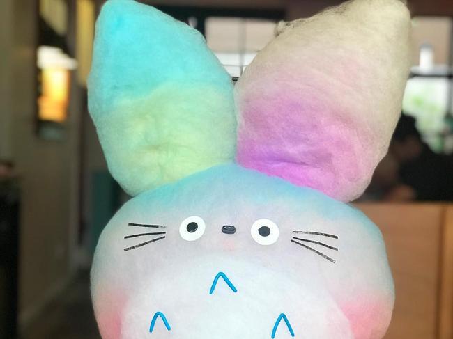 Cotton candy cartoon characters are found at Son in Law in The Park. Picture: Facebook