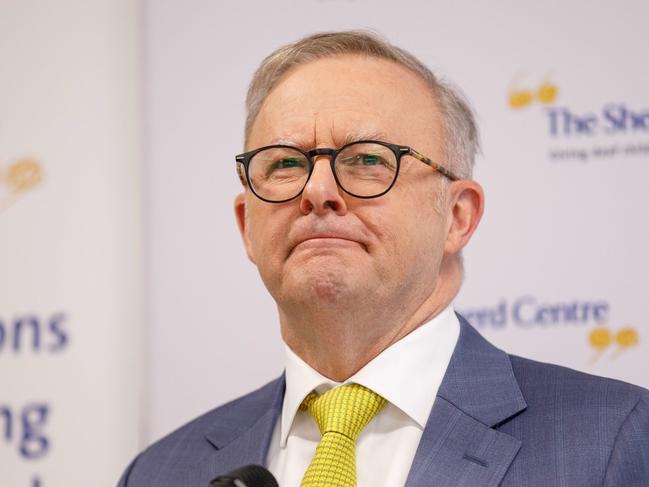 Anthony Albanese will be relieved by today’s inflation figures. Picture: NewsWire / Max Mason-Hubers