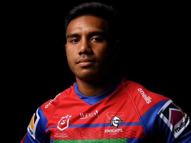 Embargoed for The Daily TelegraphNewcastle Knights centre Hymel Hunt is the NRL's state of mind mental health advocate. Picture: Supplied