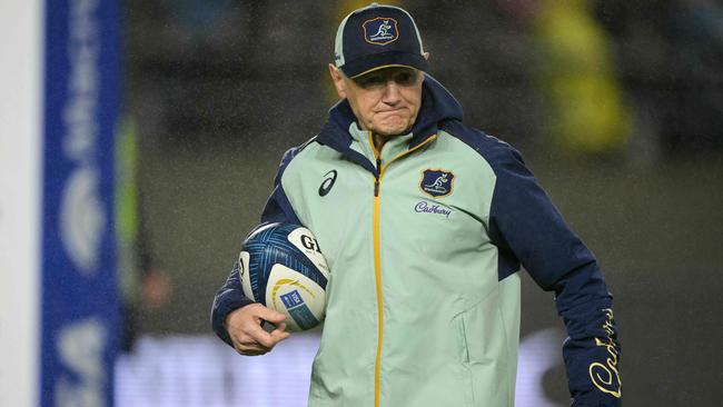 Wallabies coach Joe Schmidt must juggle short-term results with long-term progress Picture: AFP