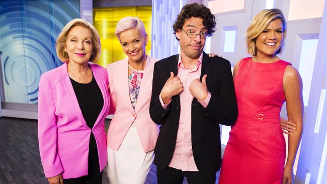 Ita Buttrose, Jessica Rowe, Joe Hildebrand and Sarah Harris.