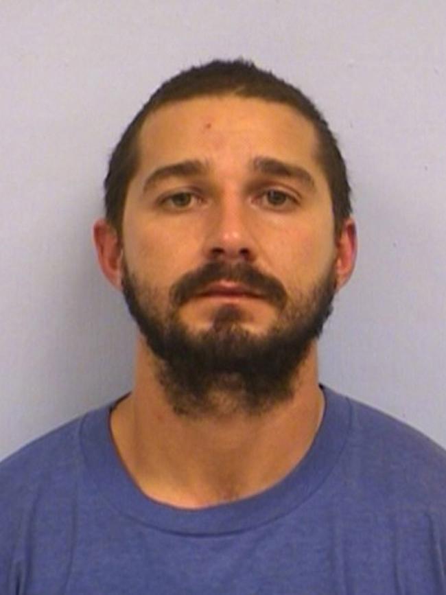 <b>Shia LaBeouf</b> has had a few run-ins with the law, but this mugshot was taken in 2015 after he was arrested for public intoxication in Austin, Texas. After another incident in Georgia two years later, the actor apologised on social media, saying he was trying to get sober, and writing: “My outright disrespect for authority is problematic to say the least, and completely destructive to say the worst.” Picture: Getty