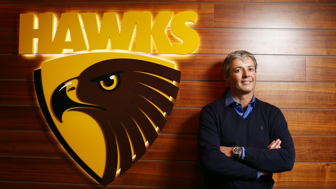 Former Hawthorn president Andrew Newbold.