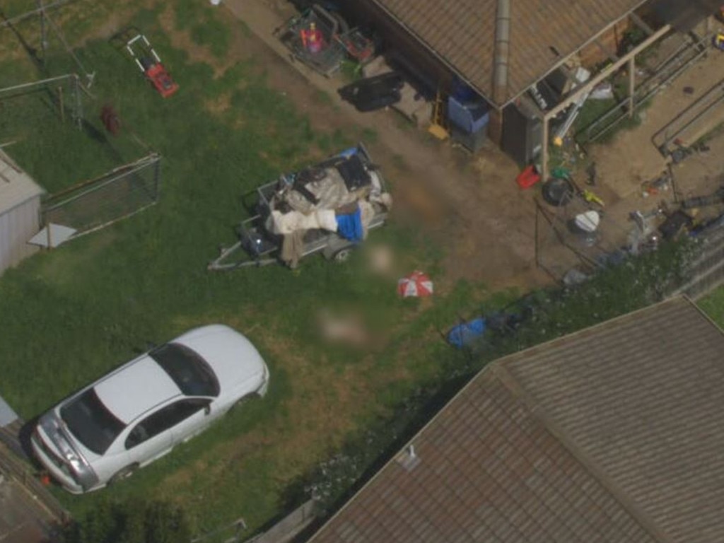 A woman is in a critical condition after being attacked by three dogs in Dandenong: Picture: 9News