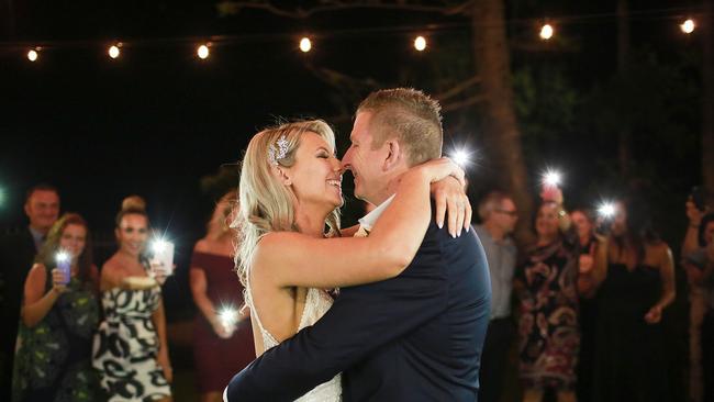 A wedded couple at The Courthouse Restaurant. Picture: The Courthouse Restaurant