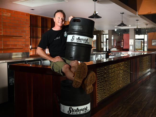 Adam Tomlinson is gearing up to open a micro brewery, Stalwart Ale House and Brewing in Nambour. Photo: John McCutcheon / Sunshine Coast Daily