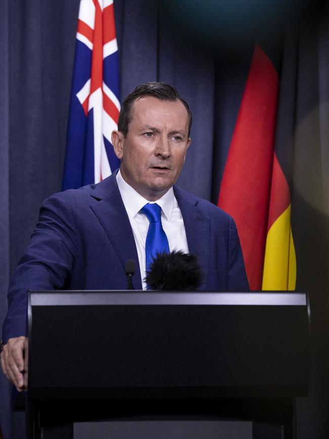 Western Australian Premier Mark McGowan. Picture: Getty