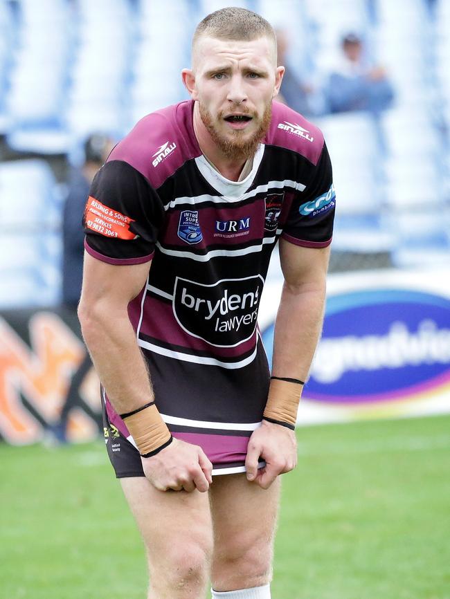 Hastings playing for the Blacktown Sea Eagles.