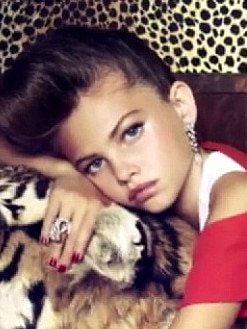 Child model Thylane Blondeau.