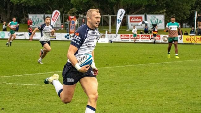 Eastwood rugby player Chris Bell made his debut last month. Pic: Serge Gonzales