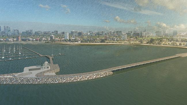 St Kilda Pier renewal Concept 2. Pic: Parks Victoria