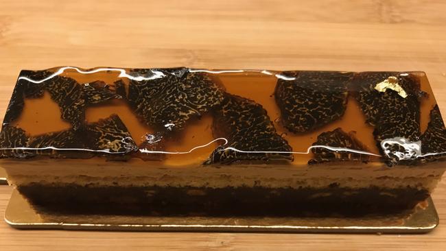 <b>Koi Dessert Bar, Chippendale and Ryde </b>Black truffle opera cake.