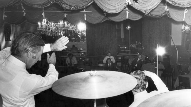 Inside chequers nightclub Brisbane 1973.