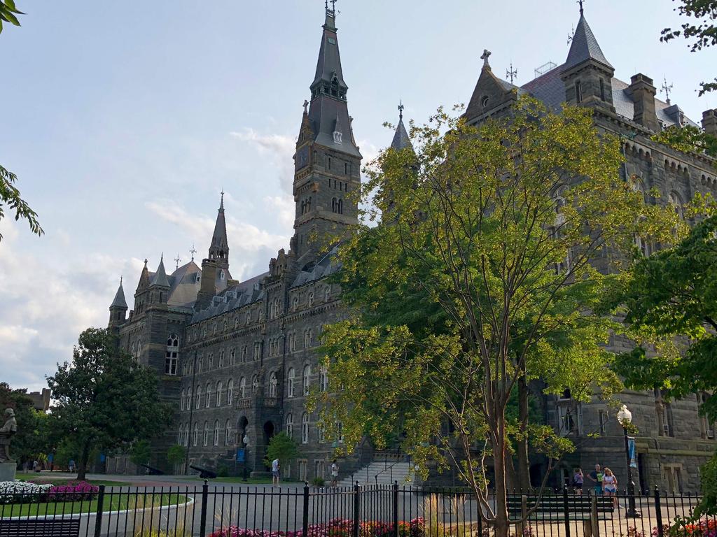 Buying their way in. The campus of Georgetown University in Washington, DC. Picture: AFP