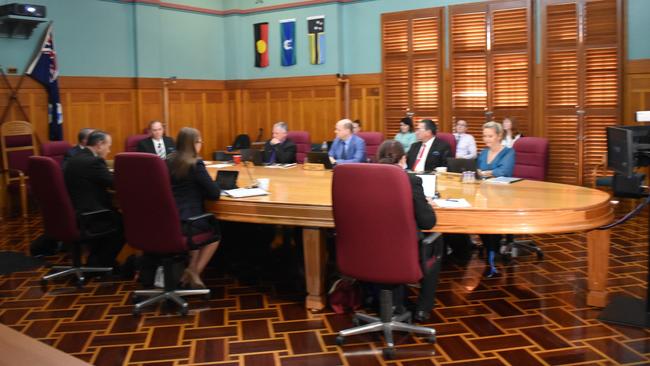 Rockhampton Regional Council’s budget meeting on Tuesday July 19, 2022.