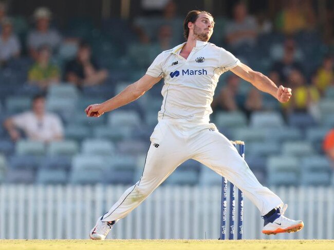 Lance Morris’ ability to bowl consistently fast has him at the top of the next crew of hopeful Test fast bowlers. Picture: James Worsfold/Getty Images