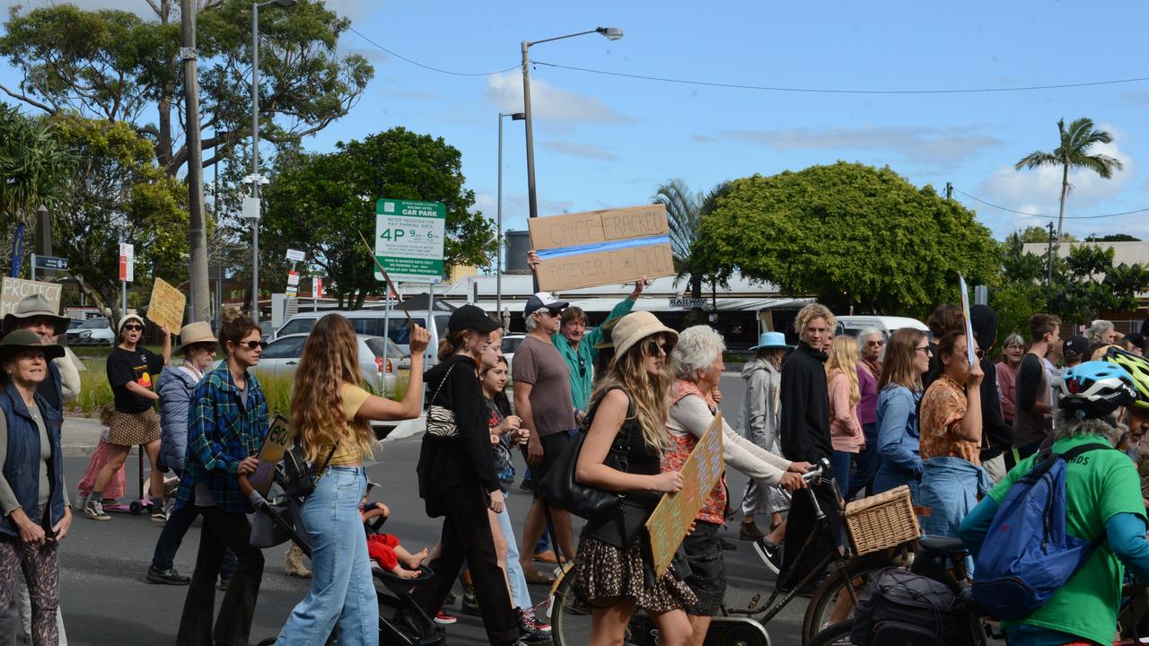 A School Strike for Climate protest was held in Byron Bay on Friday, May 21, 2021. Picture: Liana Boss