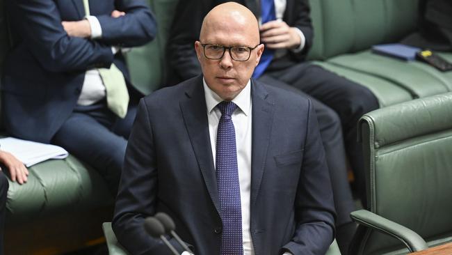 Leader of the Opposition Peter Dutton joined the platform last week. Picture: NewsWire / Martin Ollman