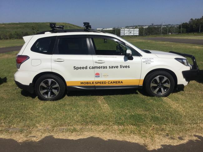 Removing signs on NSW’s mobile speed cameras saw an uptick in fines.