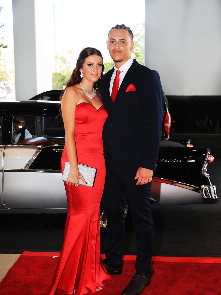 20th November 2020, - Tegan Byron and Isaaiah Waite- Upper Coomera State High formal held at Mantra on View Surfers paradise, Gold Coast. Photo: Scott Powick Newscorp