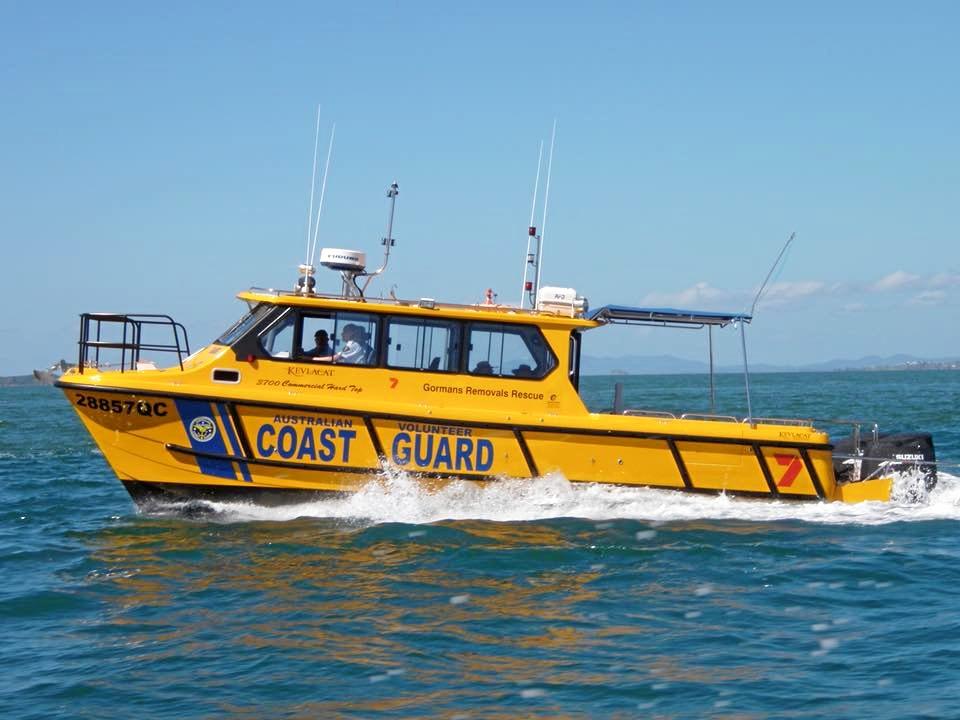 ACTION STATIONS: A Coast Guard vessel responds to an emergency call. Picture: Contributed