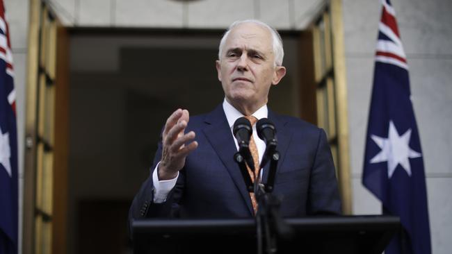 Malcolm Turnbull in Canberra after vacating the Liberal Party leadership. Picture: Sean Davey.